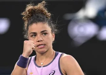 Jasmine Paolini esulta (Foto ANSA)