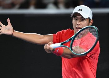 Learner Tien, numero 121 Atp, ha eliminato Daniil Medvedev (Foto ANSA)