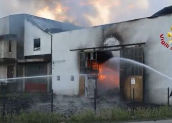 Incendio a Trissino