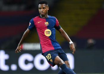 Ansu Fati con la maglia del Barcellona