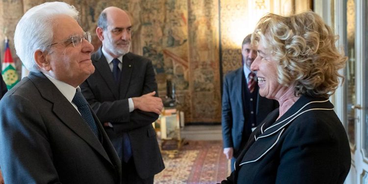 Mattarella e Stefania Craxi