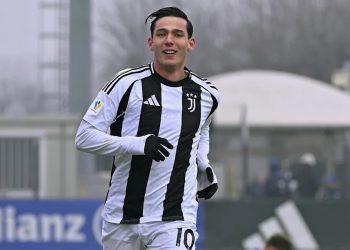 Andrei Florea con la Juventus Primavera (da Facebook)