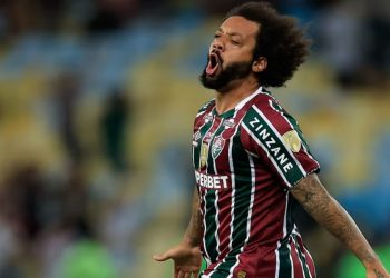 Marcelo con la maglia del Fluminense