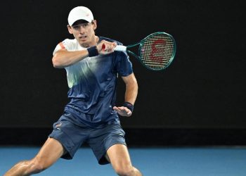 Alex De Minaur agli Australian Open 2025 (Foto ANSA)