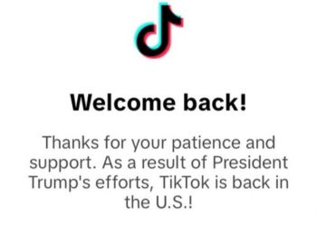TikTok torna a funzionare negli USA