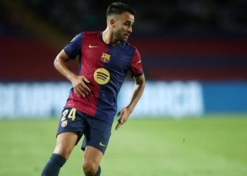 Eric Garcia con la maglia del Barcellona