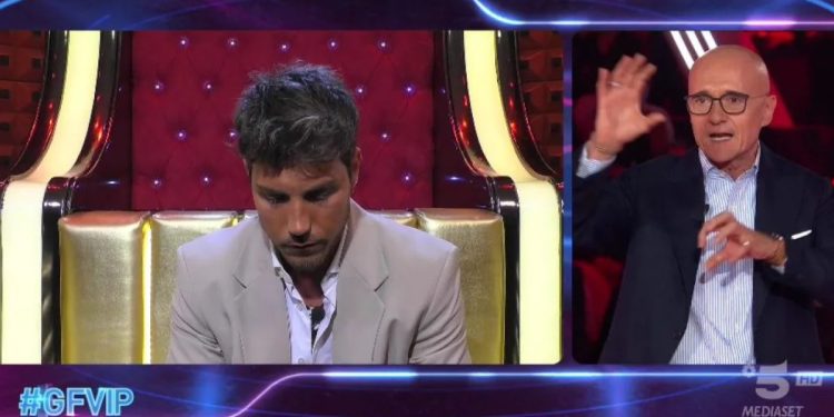 Daniele Dal Moro e Alfonso Signorini al GF