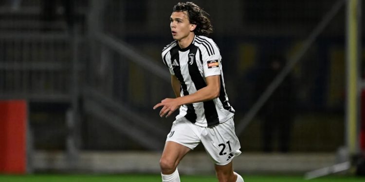 Martin Palumbo con la maglia della Juventus U23