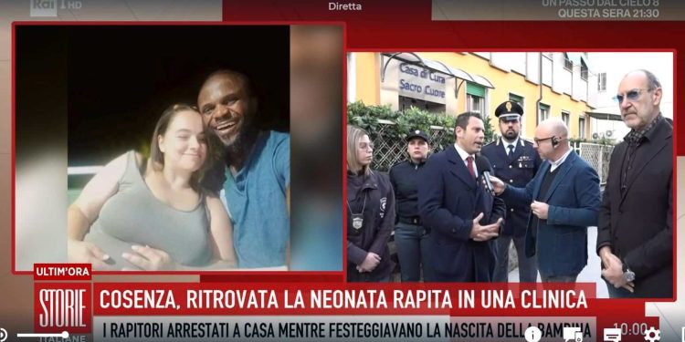 Il caso della neonata di Cosenza (Foto: Storie Italiane)