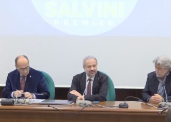 Conferenza stampa Lega su uscita OMS