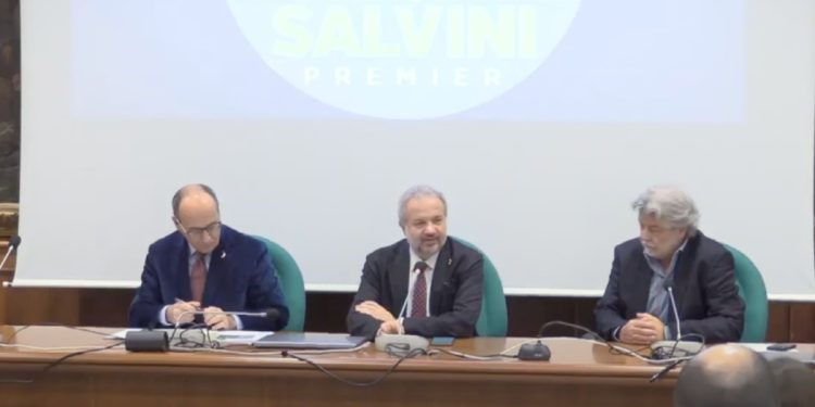 Conferenza stampa Lega su uscita OMS