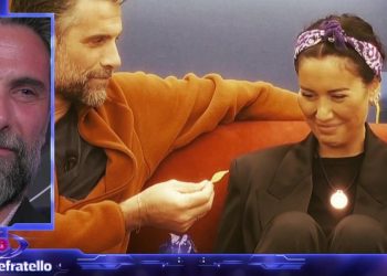 Jessica e Luca al GF (Foto: screen Mediaset Infinity)