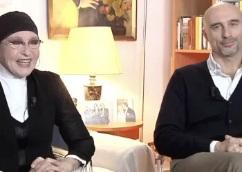 Eleonora Giorgi e Andrea Rizzoli