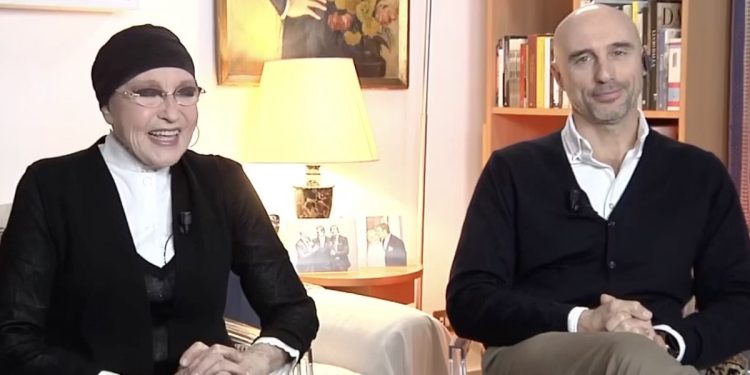 Eleonora Giorgi e Andrea Rizzoli