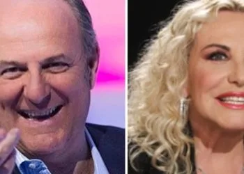 Gerry Scotti e Antonella Clerici (collage)