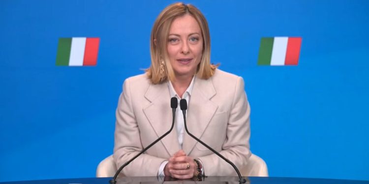 Giorgia Meloni alla "Ripartenza"