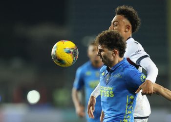 Saba Goglichidze e Dan Ndoye in Empoli Bologna (Foto ANSA)