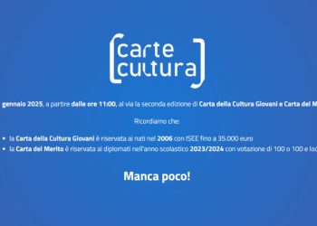 Bonus cultura 2025 (Foto: screen sito ministero cultura)