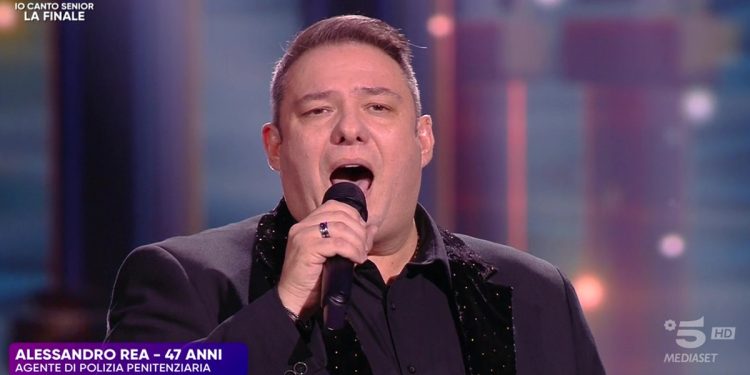 Alessandro Rea vincitore Io Canto Senior 2025