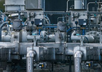 Impianto di stoccaggio di gas naturale a Loenhout, Belgio (Ansa)