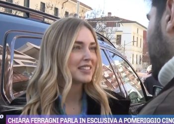 Chiara Ferragni a Pomeriggio 5