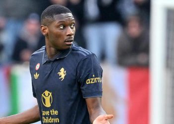 Randal Kolo Muani con la Juventus (Foto ANSA)