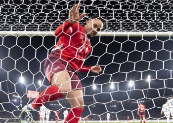 Noah Okafor con la Svizzera in Nations League (Foto ANSA)