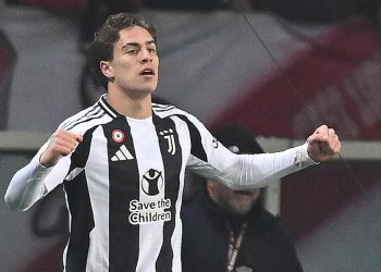 Kenan Yildiz con la Juventus (Foto ANSA)