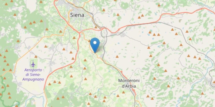 Terremoto oggi a Siena