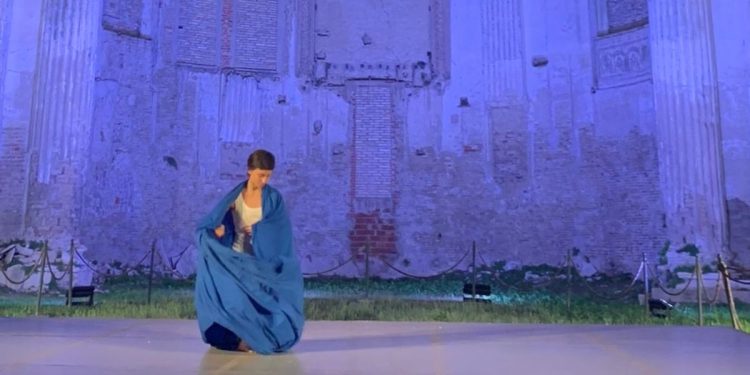 Maria Chiara Arrighini in "Interrogatorio a Maria", Fano, 2025