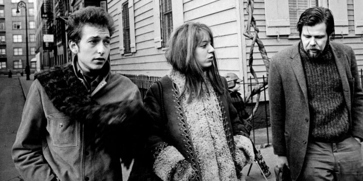 Da sinistra: Bob Dylan, Suze Rotolo, Dave Van Ronk
