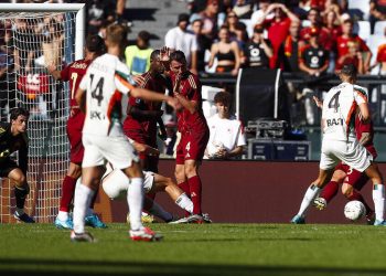 Il gol di Joel Pohjanpalo in Roma Venezia di Serie A (Foto ANSA)