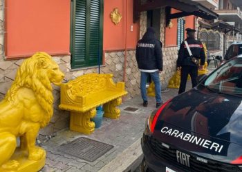 L'intervento dei Carabinieri nella casa del clan Di Silvio a Latina