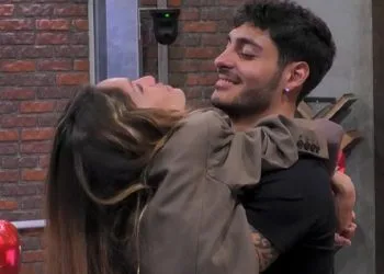 Helena Prestes e Javier Martinez al Grande Fratello (Foto: Screen)