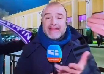 Tancredi Palmeri interrotto (screenshot)
