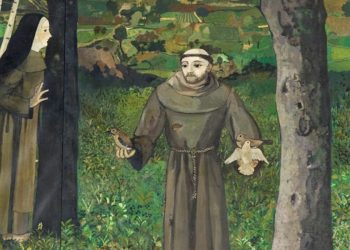 Francesco Tabusso, "Cantico delle creature" (1975, particolare), Chiesa di san Francesco al Fopponino, Milano
