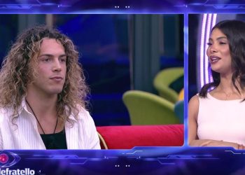 Giglio e Yulia al GF (Foto: screen Mediaset Infinity)