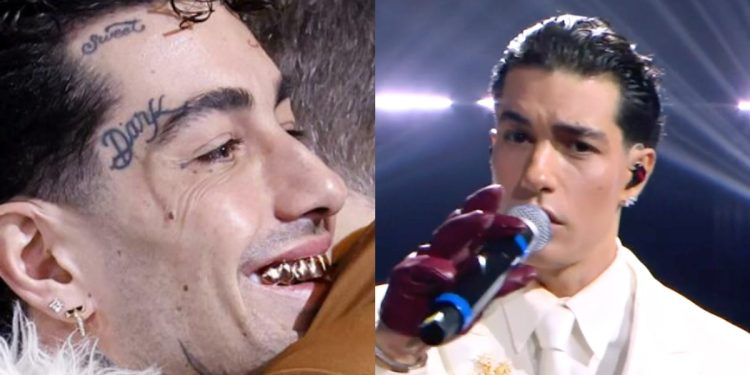 Tony Effe, tatuaggi Sanremo 2025