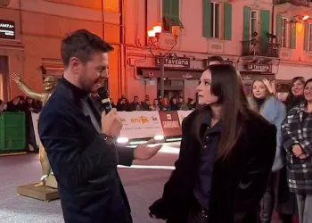 Francesca Michielin con Cattelan al DopoFestival