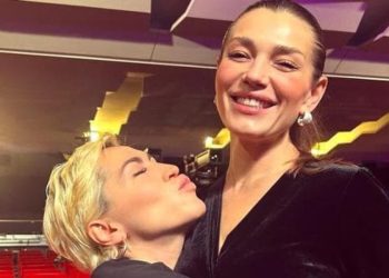 Serena Brancale con la sorella Nicole a Sanremo 2025