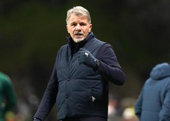 Marco Baroni, qui alla Lazio (Foto ANSA)