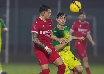 Giana Erminio e Caldiero Terme nella semifinale di Coppa Italia Serie C (da facebook.com/calciocaldieroterme)