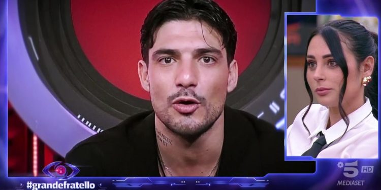 Lorenzo e Mariavittoria al GF (Foto: screen Mediaset Infinity)