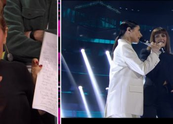 Selvaggia Lucarelli a Sanremo 2025 (Foto: Screen)