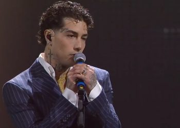 Tony Effe a Sanremo 2025