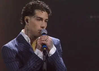 Tony Effe a Sanremo 2025