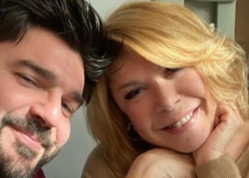 Anna Pettinelli con l’ex fidanzato Stefano Macchi