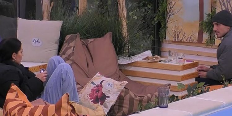 Shaila Gatta e Lorenzo Spolverato al Grande Fratello (Foto: Screen)