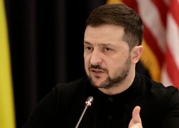 Il presidente ucraino Volodymyr Zelensky (Ansa)