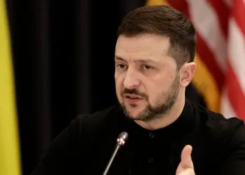 Il presidente ucraino Volodymyr Zelensky (Ansa)